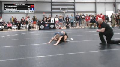 49 kg Champ. Rd Of 16 - Alexa Thomas, Avila Combat Laboratories vs Bella Manno, Valiant Wrestling Club