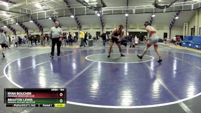 184 lbs 1st Place Match - Ryan Boucher, Michigan Wrestling Club vs Braxton Lewis, Virginia Military Institute