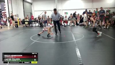 56 lbs Round 3 (6 Team) - Carter Pollock, U2 Upstate Uprising 2.0 vs Rocco Henrickson, Quaker Nation