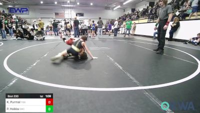 73 lbs Rr Rnd 3 - Kacy Purmal, Tiger Trained Wrestling vs Parker Hobbs, Salina Wrestling Club