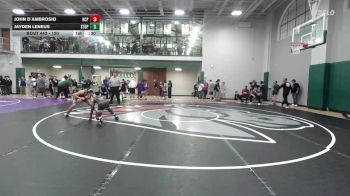 120 lbs Cons. Round 4 - Jayden Leneus, St. Benedict`s Prep vs John D`Ambrosio, Holy Cross Prep