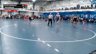 Elite 165 lbs Cons. Round 6 - Colton Bornholdt, St. Cloud State vs Nick Mueller, Upper Iowa