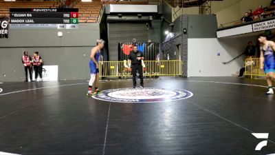 Junior Boys - 150 lbs Quarters - Gabriel Lemos, Temecula Valley High School Wrestling vs Damian Saldivar