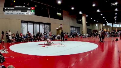 92 lbs Semis & 3rd Wb (16 Team) - Ava Westenbarger, Mat Clash Beast Mode vs Allie Ellis, TWA #1
