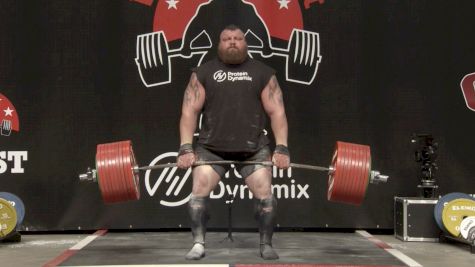 Eddie Hall Deadlifts 500kg For A New World Record!