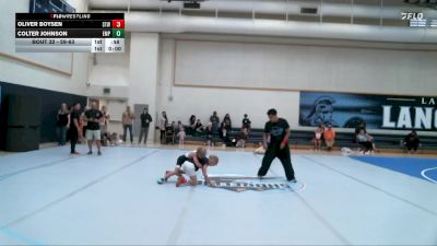 59-63 lbs Round 3 - Colter Johnson, Empire vs Oliver Boysen, Syracuse Titans Wrestling