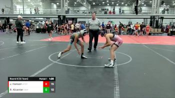 100 lbs Round 9 (10 Team) - Jax Hanson, Whitted Trained Dynasty vs Riley Alcantar, Centurion WC