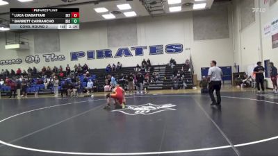 184 lbs Cons. Round 3 - Barrett Carrancho, Santa Rosa College vs Luca Ciabattari, Skyline College