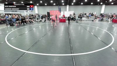 138 lbs Jack Simpson, Colorado vs Jamison Gregory, Team Michigan - Blue