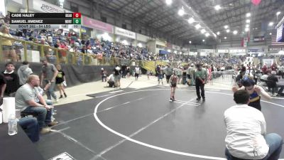 54 lbs Consi Of 16 #2 - Cade Haley, Bear Cave WC vs Samuel Jimenez, North Park Middle School