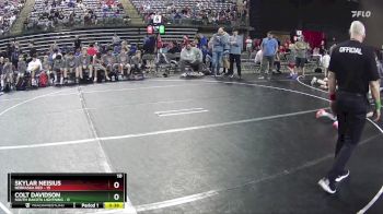 65 lbs Finals (8 Team) - Colt Davidson, South Dakota Lightning vs Skylar Neisius, Nebraska Red
