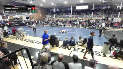 120 lbs 3rd Place Match - Rocky Little, Gonzaga Prep vs James Oliver, Medical Lake