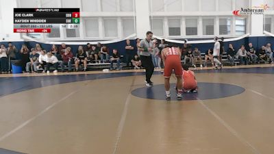 157 lbs Consi Of 16 #2 - Joe Clark, Edinboro vs Hayden Whidden, Southern Illinois