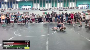 52 lbs Quarterfinals (8 Team) - Nick Johnson, U2 Upstate Uprising vs Conrad Ball, Misfits United