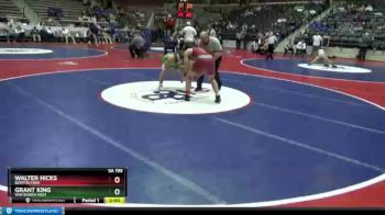 5A 195 lbs Quarterfinal - Grant King, Van Buren High vs Walter Hicks, Benton High