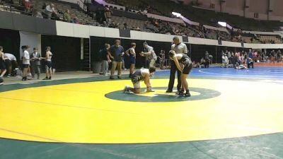 Rookie 6-8 165 3rd Place Match - Rush Perry, Raider Nation Wrestling Club vs Brennan Henderson, Jolliff Middle School