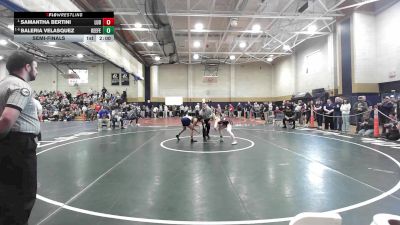 107 lbs Semifinal - Baleria Velasquez, Keefe Tech vs Samantha Bertini, Ludlow
