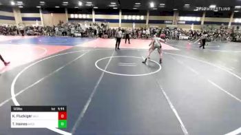 123 lbs Semifinal - Kal-El Fluckiger, Valiant College Prep vs Tre Haines, Ascend Wr Ac