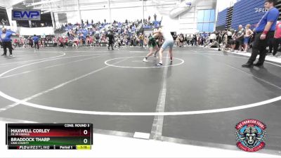 100 lbs Cons. Round 3 - Maxwell Corley, FH Jr Vikings vs Braddock Tharp, Linn County