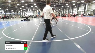 152 lbs Consi Of 16 #1 - Dane Kracht, GA vs Michael Dickinson, AK