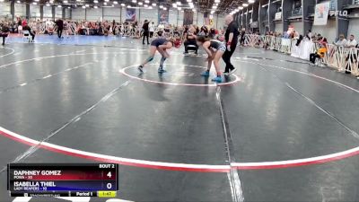 98 lbs Rd#11- 2:00pm Saturday - Daphney Gomez, POWA vs Isabella Thiel, Lady Reapers