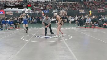 G - 115 lbs 3rd Place Match - Hannah Leonard, Billings Skyview (Girls) vs Dani Larson, Manhattan (Girls)