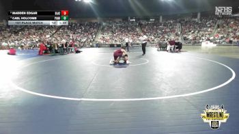 B3A-126 lbs 1st Place Match - Cael Holcomb, Pawhuska vs Madden Edgar, Blackwell