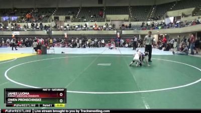 60 lbs Cons. Round 2 - James Luoma, Pursuit Wrestling Minnesota vs Owen Pronschinske, LAW