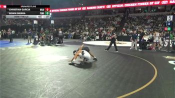 120 lbs Semifinal - Christian Garcia, Walnut (SS) vs Edwin Sierra, Poway (SD)