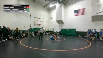 150 lbs Round 5 (6 Team) - Tanner Delay, Thermopolis vs Marshall Edwards, Wheatland