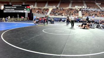 285-D4 Quarterfinal - Isaiah Cook, Morenci High School vs Reegan Talker, Page High School