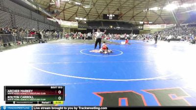 63 lbs Semifinal - Archer Markey, White River Hornets Wrestling Club vs Kolton Carroll, White River Hornets Wrestling Club