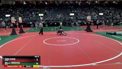 120 lbs Semifinal - Bella Hersman, RVY2 vs Tara Davis, PCWA