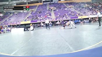141 lbs Round 5 (6 Team) - Abe Hermes, Ohio vs Richie Woods, Bloomsburg