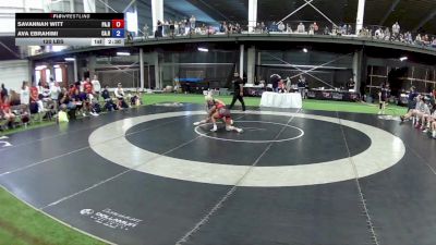 120 lbs Savannah Witt, Pennsylvania Blue vs Ava Ebrahimi, California Red