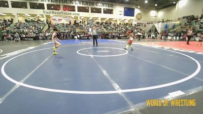 64 lbs Round Of 32 - Latrell Matheus, Silver State Wrestling Academy vs Liam Reeves, Steel Valley Renegades