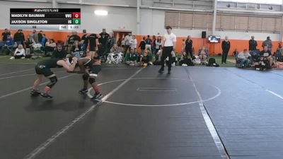 68 lbs Round 3 (4 Team) - Madilyn Bauman, Westshore WC vs Jaxson Singleton, Ohio Gold