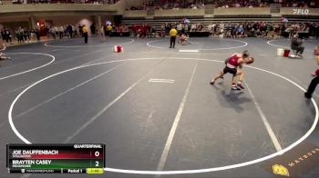 114 Championship Bracket Quarterfinal - Brayten Casey, Menomonie vs Joe Dauffenbach, Stillwater