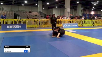 Isa Meli vs Sarah Block 2023 American National IBJJF Jiu-Jitsu Championship