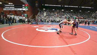 2A-190 lbs Cons. Semi - Haeden Blair, Thermopolis vs Logan Jensen, Wind River