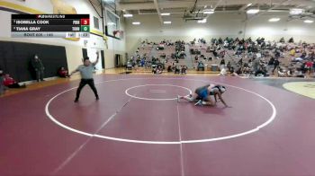 145 lbs Semifinal - Isobella Cook, Princeton vs Tiana Gray, Carrollton Turner