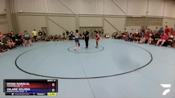 100 lbs 2nd Place Match (16 Team) - Vivian Mariscal, Tennessee Red vs Valarie Solorio, Pennsylvania Blue