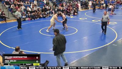 285 lbs Semifinal - William Wortkoetter, St Francis vs Mike Welsh, Frontier