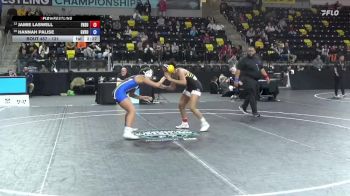 131 lbs Cons. Round 3 - Jamie Laswell, Fort Hays State vs Hannah Palise, Grand Valley State