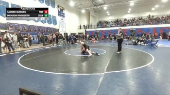 144 lbs Cons. Round 1 - Jackson Krogseth, East Valley (Spokane) vs Kayden Quincey, Post Falls