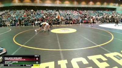 106-113 lbs Round 1 - Wyatt Loftis, Alpha Dawg vs Malachi McElroy, Spanish Springs Wrestling Club