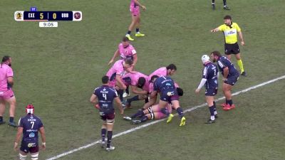 Maxime Lucu Try | Exeter Chiefs vs Bordeaux-Begles