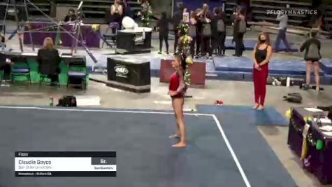 Claudia Goyco - Floor, Ball State University - 2021 GymQuarters Invitational