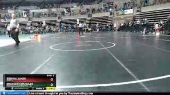 150 lbs Semis (4 Team) - Brayden Chandler, Marshall/Lakeview/RTR vs Joshua Jones, KMS