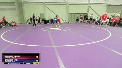 285 lbs Placement Matches (8 Team) - Garrett Henry, Oklahoma Red vs Basheer Hadi, Virginia Blue